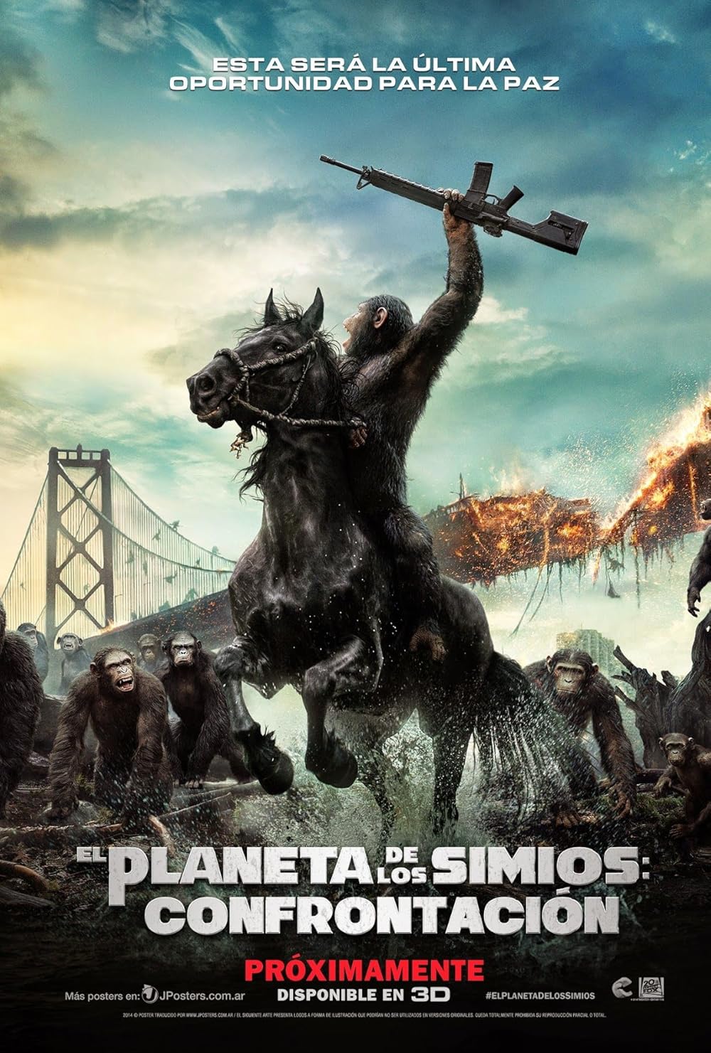 El planeta de los simios: Confrontación (2014)